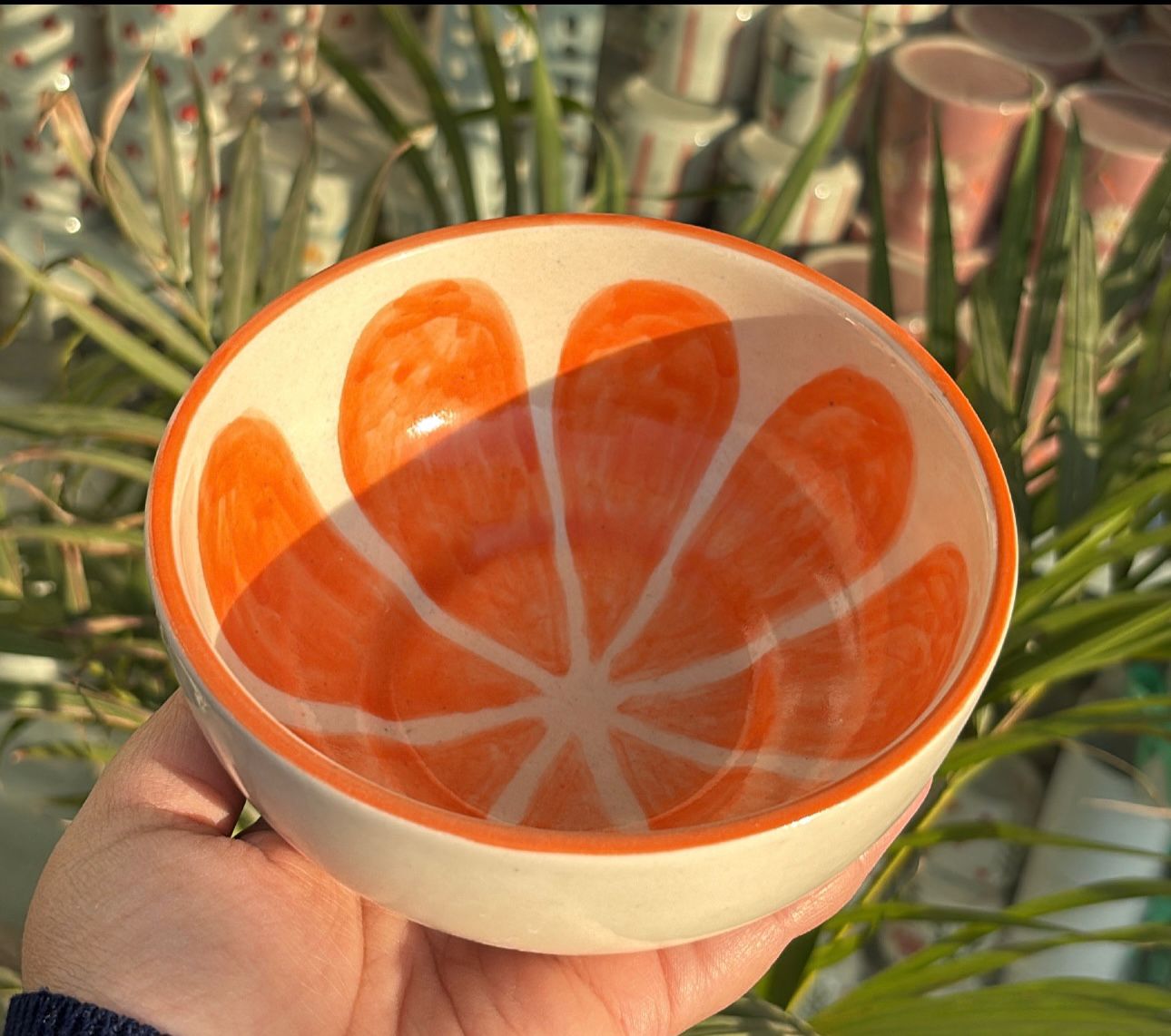 Orange Snack Bowl